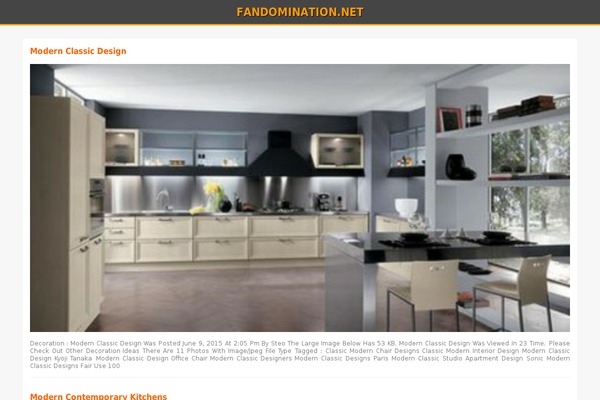 Flat theme site design template sample