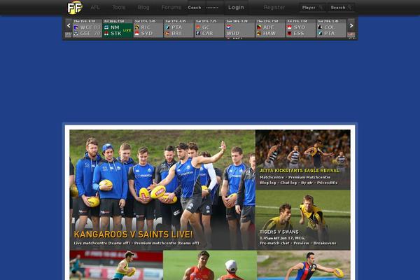 Site using Theia-post-slider plugin