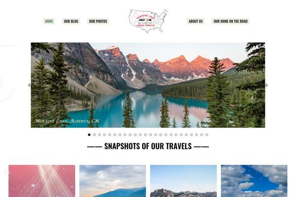 Wanderland theme site design template sample