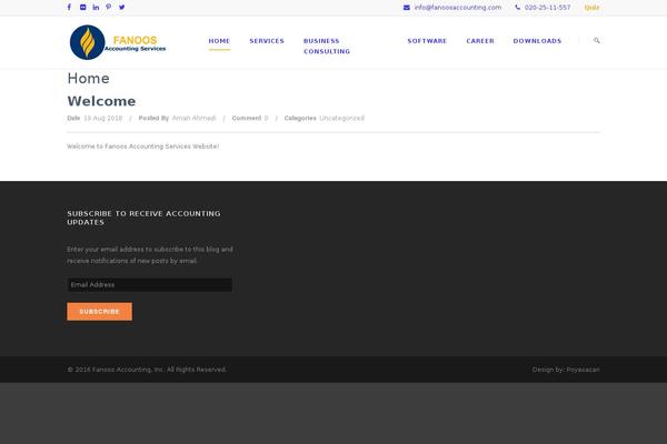 Site using Stock Ticker plugin