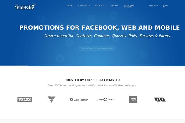 Hygge theme site design template sample