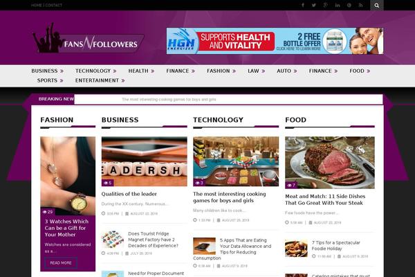 fans-n-followers.com site used New-moment-1.0.2