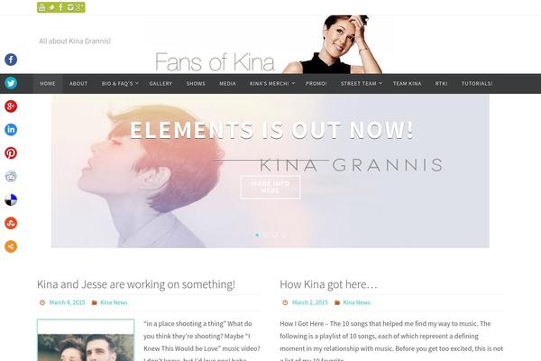 Nirvana theme site design template sample