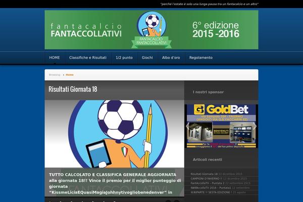 Nuntius theme site design template sample