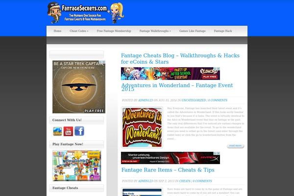 Simplism theme site design template sample