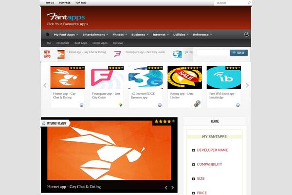 Made theme site design template sample