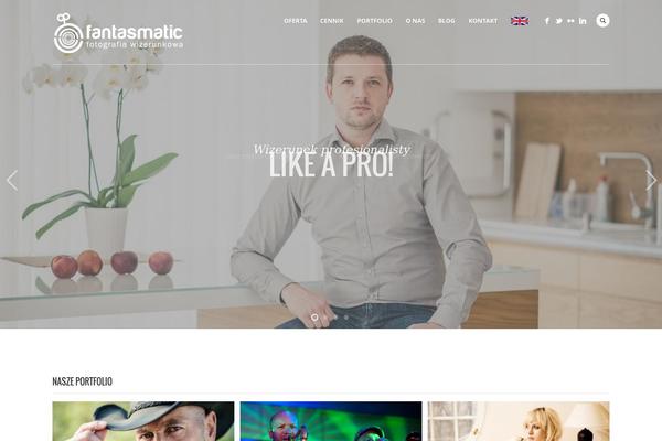 Porcelain theme site design template sample