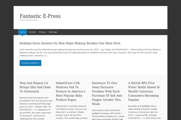 Expound theme site design template sample