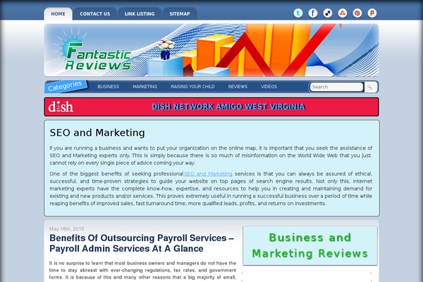 fantasticreviews.net site used Database