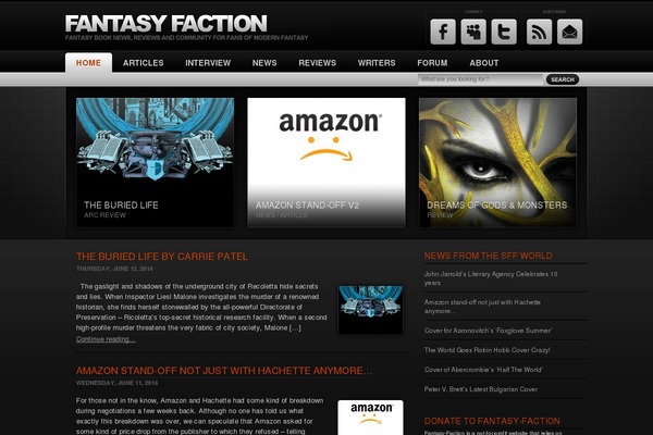 Black Aperture theme websites examples