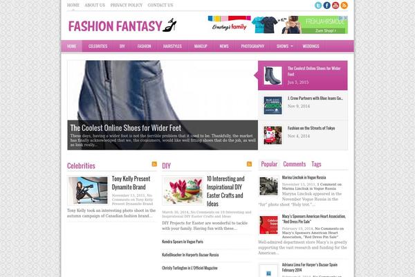 Exciter theme site design template sample