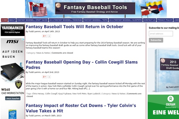 Progression theme site design template sample