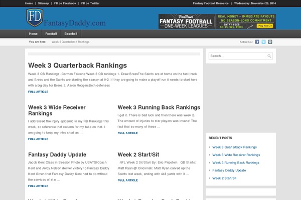 Local News theme site design template sample