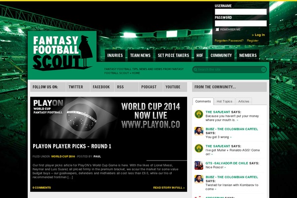 Site using WP-Paginate plugin