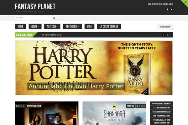 Powermag theme site design template sample