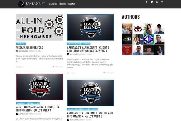 PRESSO theme site design template sample