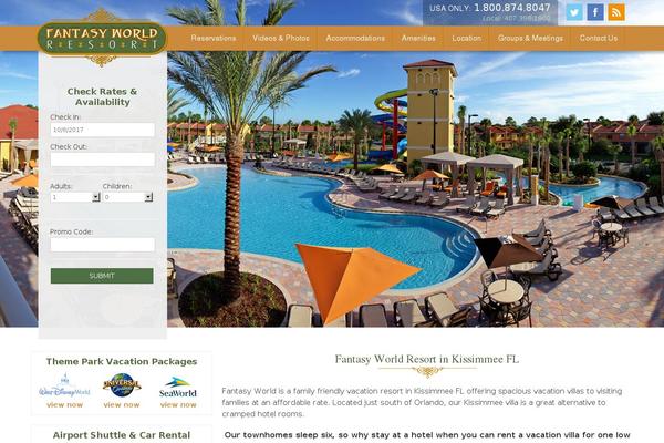 fantasyworldresort.com site used Fantasy