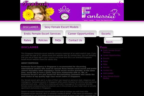 pandora theme site design template sample