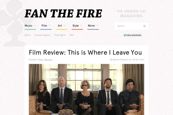 fanthefiremagazine.com site used Theme-fan
