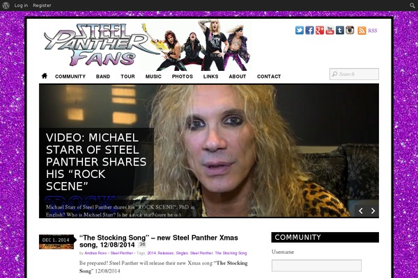 fanthers.com site used Funki