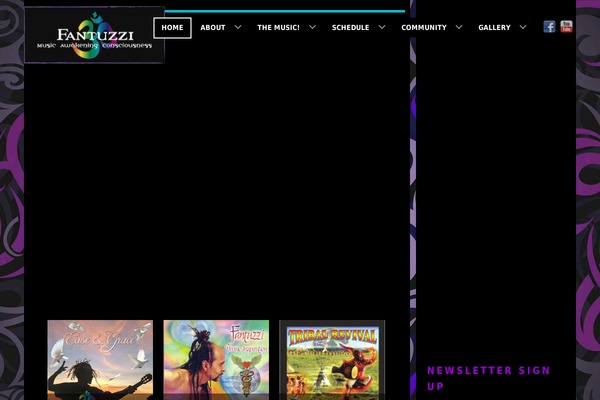 Music theme site design template sample