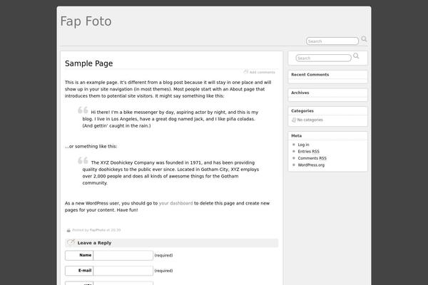 Site using Akismet plugin