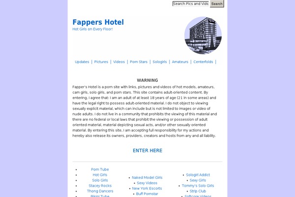 fappershotel.com site used BirdSITE
