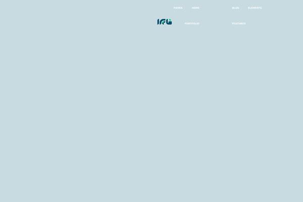 Pofo theme site design template sample