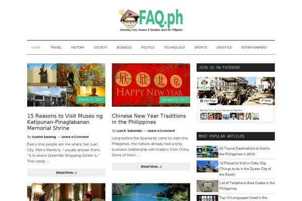 Site using WP Biographia plugin