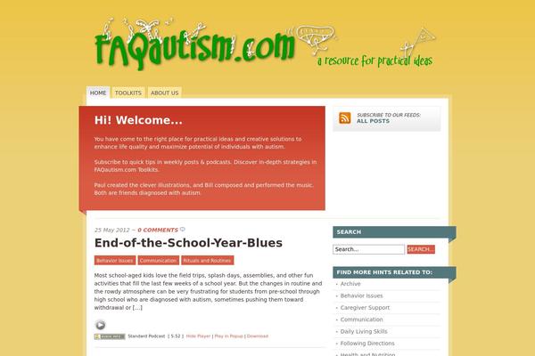 Mainstream theme site design template sample
