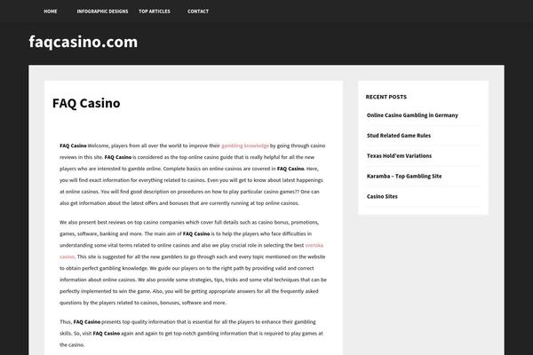 Candour theme site design template sample