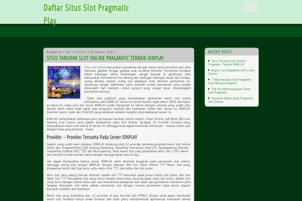 GREEN EYE theme site design template sample