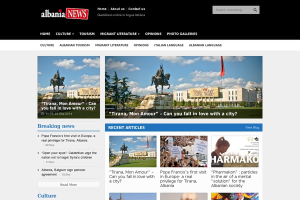 Allegro theme site design template sample
