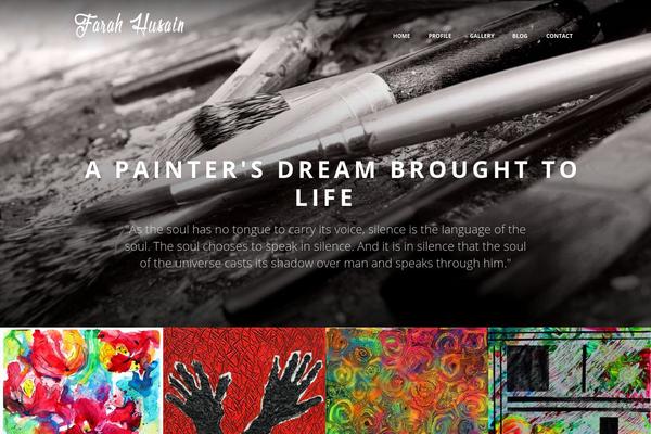 farahhusain.com site used Photogenic