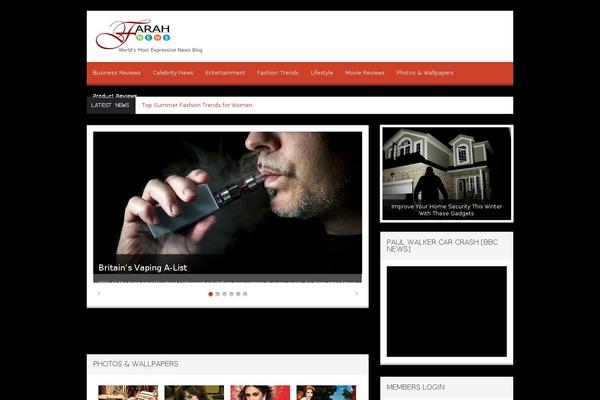 Site using Pinterest Badge plugin