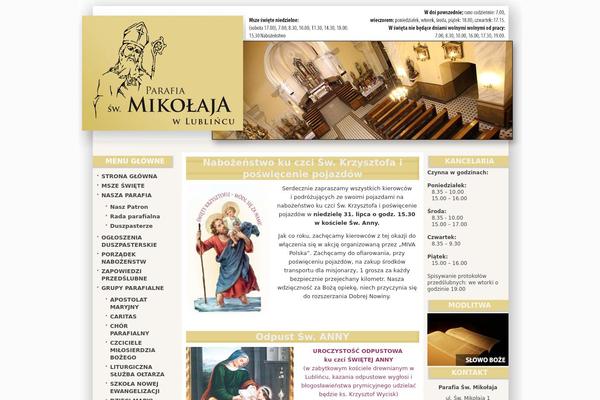 Sliding Door theme site design template sample