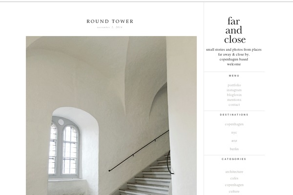 farandclose.com site used Mellifluous