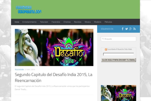 Hueman theme site design template sample