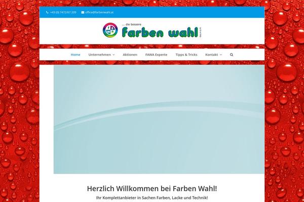 Total theme site design template sample