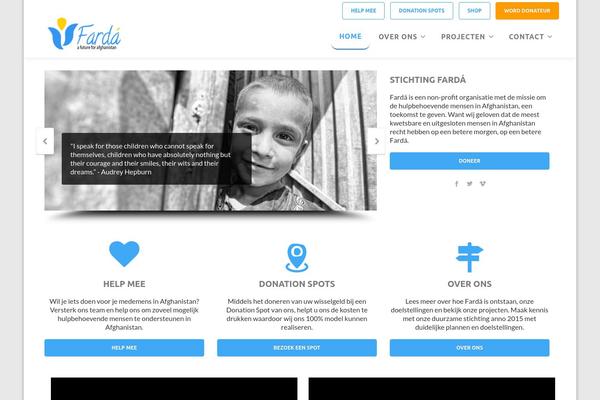 Envision theme site design template sample