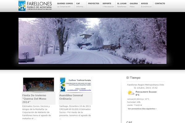 Proton theme site design template sample