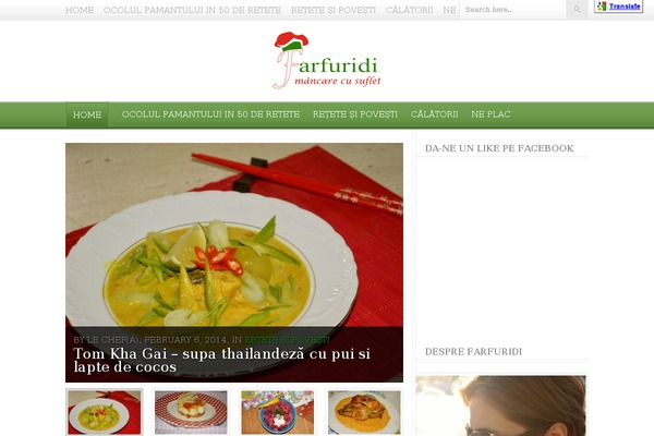 Foodpress theme site design template sample