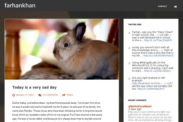 Feather theme site design template sample