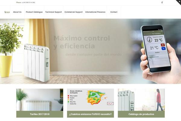 Inspira theme site design template sample