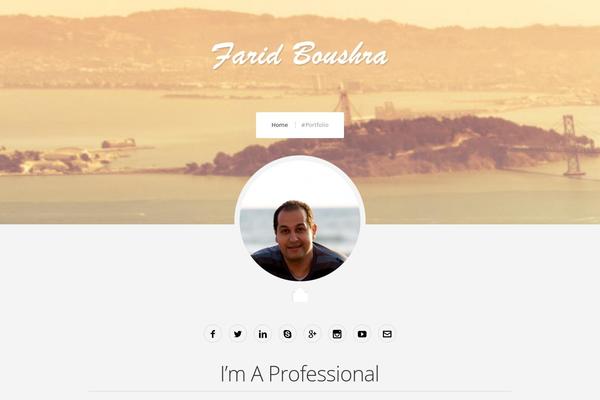 farid.me site used Organic_profile