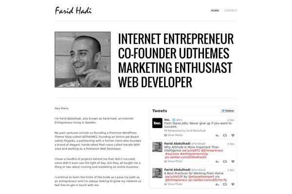 Cartel theme site design template sample