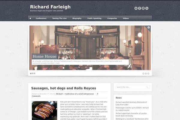 Breakout theme site design template sample