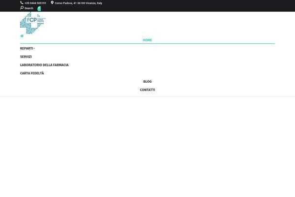 The7 Child theme site design template sample