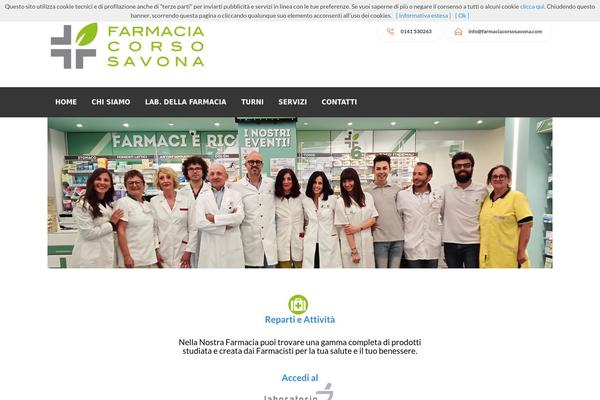 Health theme site design template sample