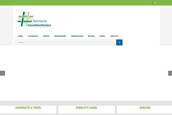 Pharmacy theme site design template sample